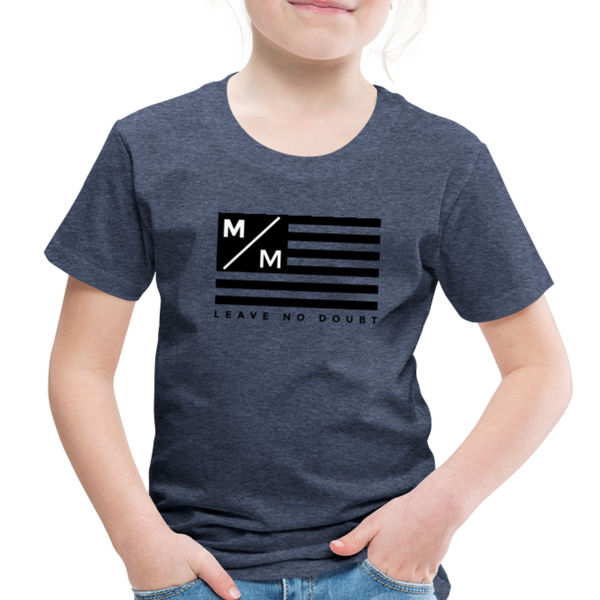 MM Flag LND- Toddler Premium T-Shirt - heather blue