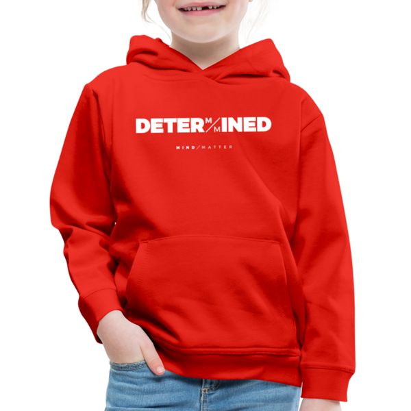 Determined- Kids‘ Premium Hoodie - red