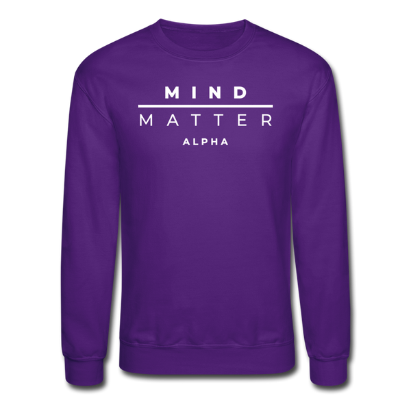 MM Alpha- Unisex Crewneck Sweatshirt - purple