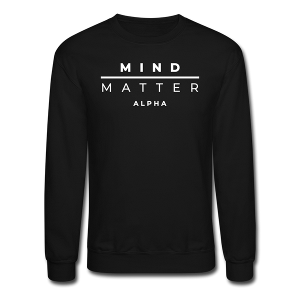 MM Alpha- Unisex Crewneck Sweatshirt - black