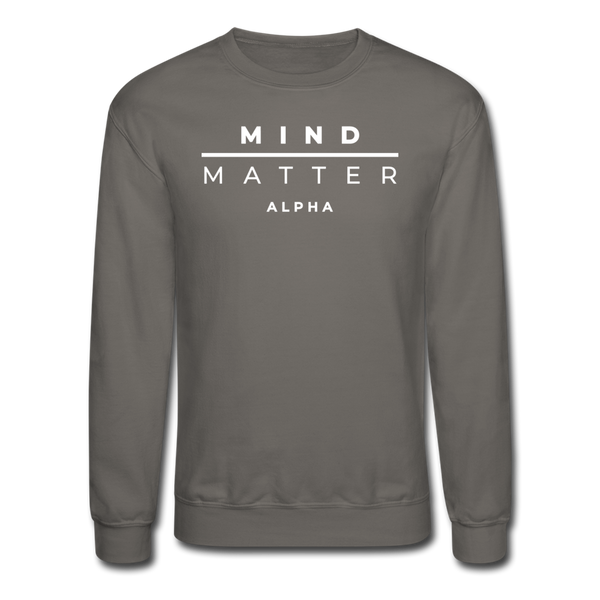 MM Alpha- Unisex Crewneck Sweatshirt - asphalt gray
