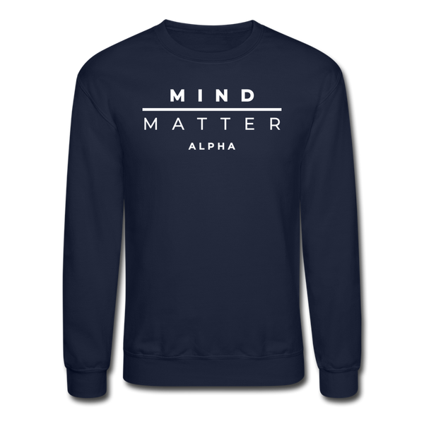 MM Alpha- Unisex Crewneck Sweatshirt - navy