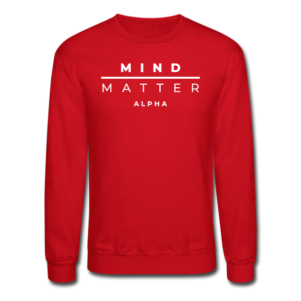 MM Alpha- Unisex Crewneck Sweatshirt - red