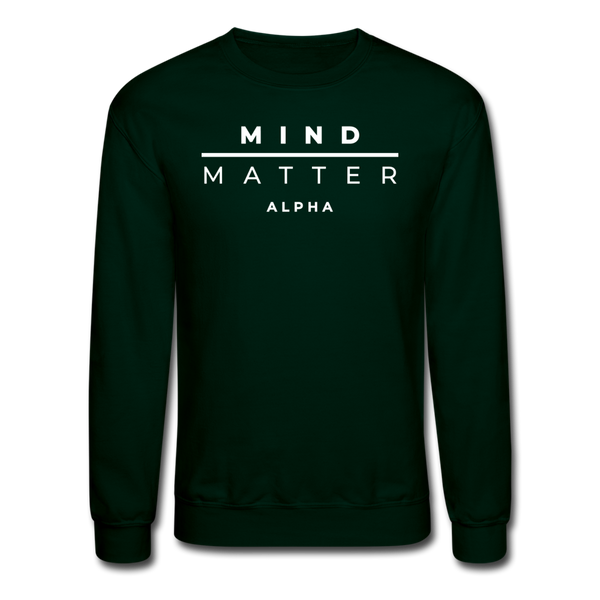 MM Alpha- Unisex Crewneck Sweatshirt - forest green