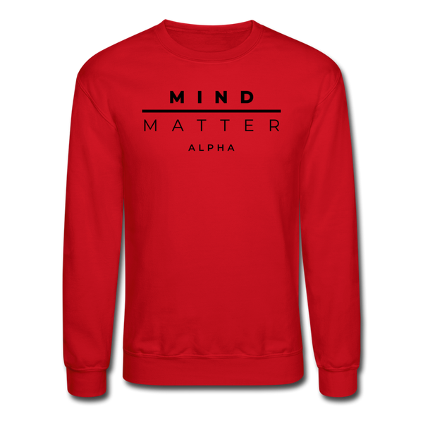 MM Alpha- Unisex Crewneck Sweatshirt - red