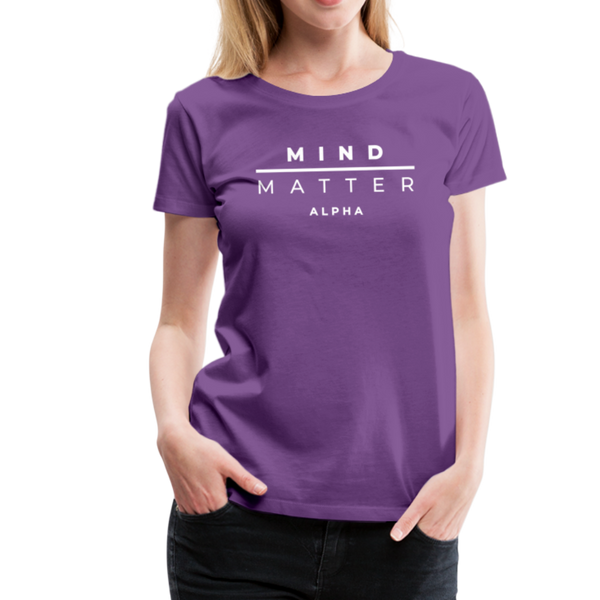 MM Alpha- Women’s Premium T-Shirt - purple