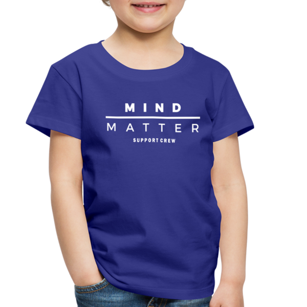 MM Support Crew- Toddler Premium T-Shirt - royal blue