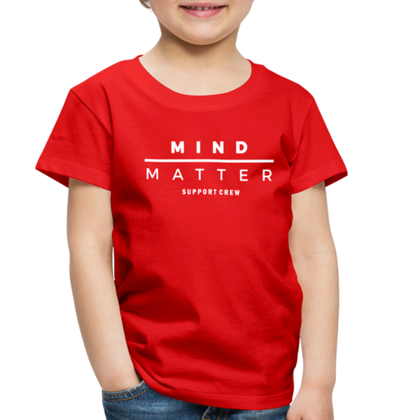 MM Support Crew- Toddler Premium T-Shirt - red