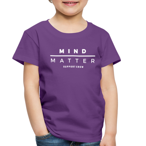 MM Support Crew- Toddler Premium T-Shirt - purple
