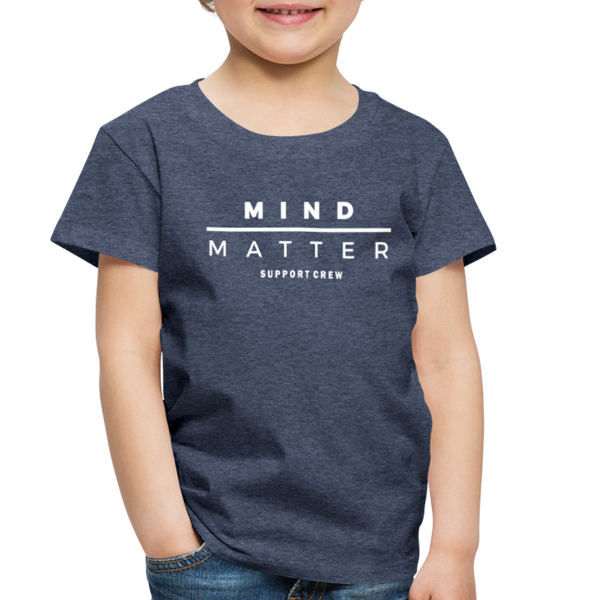MM Support Crew- Toddler Premium T-Shirt - heather blue