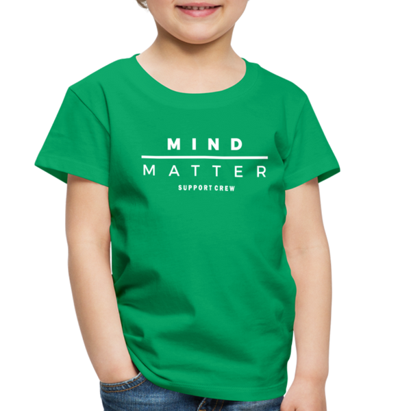 MM Support Crew- Toddler Premium T-Shirt - kelly green