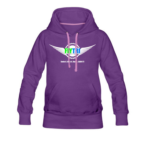 FLYTRI- Women’s Premium Hoodie - purple