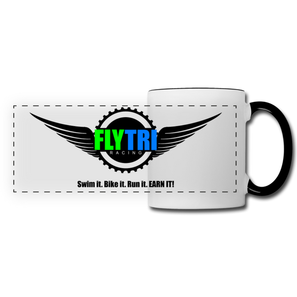 FLYTRI- Panoramic Mug - white/black