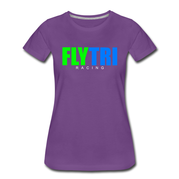 FLYTRI Racing- Women’s Premium T-Shirt - purple