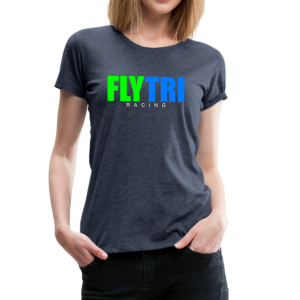 FLYTRI Racing- Women’s Premium T-Shirt - heather blue