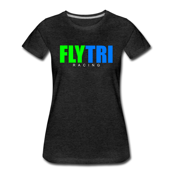 FLYTRI Racing- Women’s Premium T-Shirt - charcoal gray