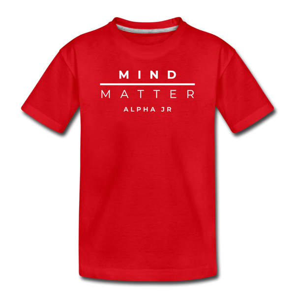 MM ALPHA JR- Kids' Premium T-Shirt - red