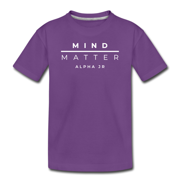 MM ALPHA JR- Kids' Premium T-Shirt - purple