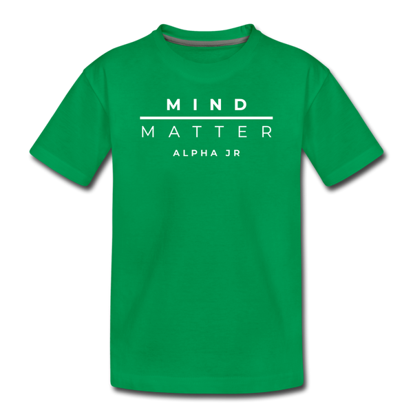 MM ALPHA JR- Kids' Premium T-Shirt - kelly green