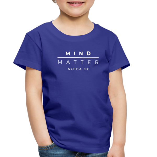 MM ALPHA JR- Toddler Premium T-Shirt - royal blue