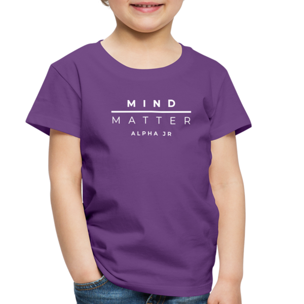 MM ALPHA JR- Toddler Premium T-Shirt - purple