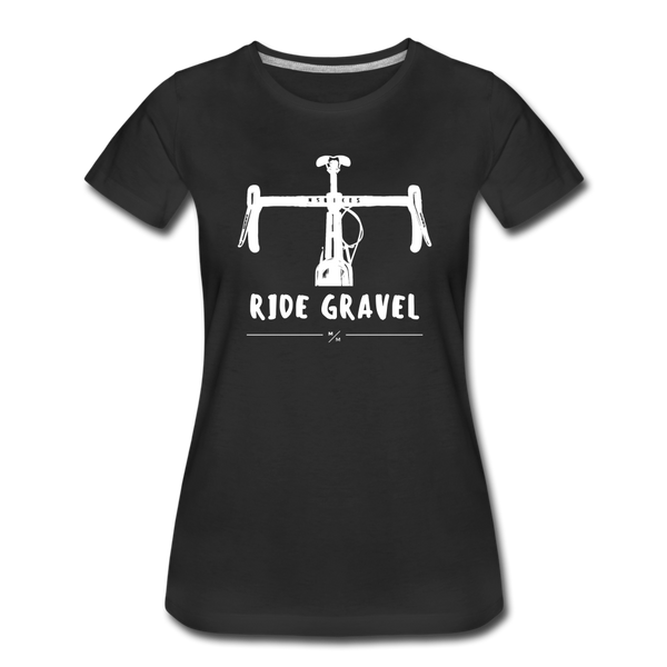 Ride Gravel- Women’s Premium T-Shirt - black