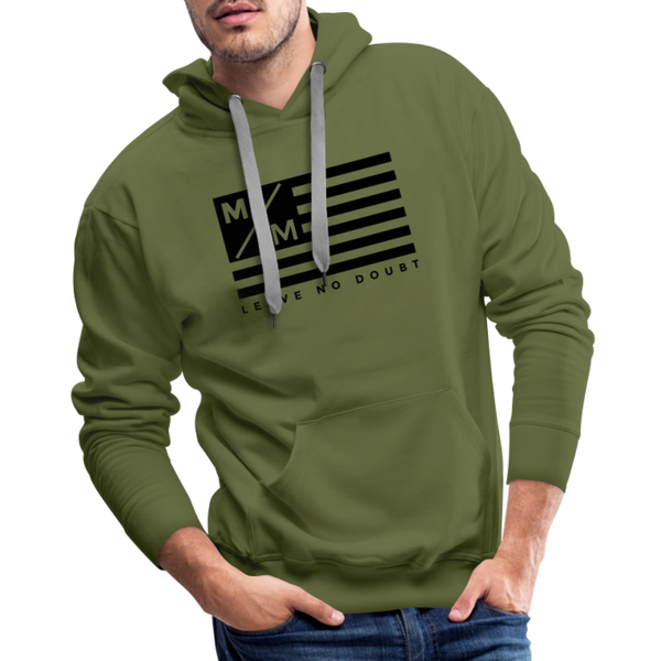 MM Flag- Men's Premium Hoodie Flex - olive green