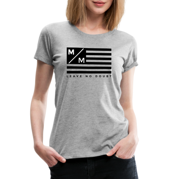 MM Flag LND- Women’s Premium T-Shirt FP - heather gray