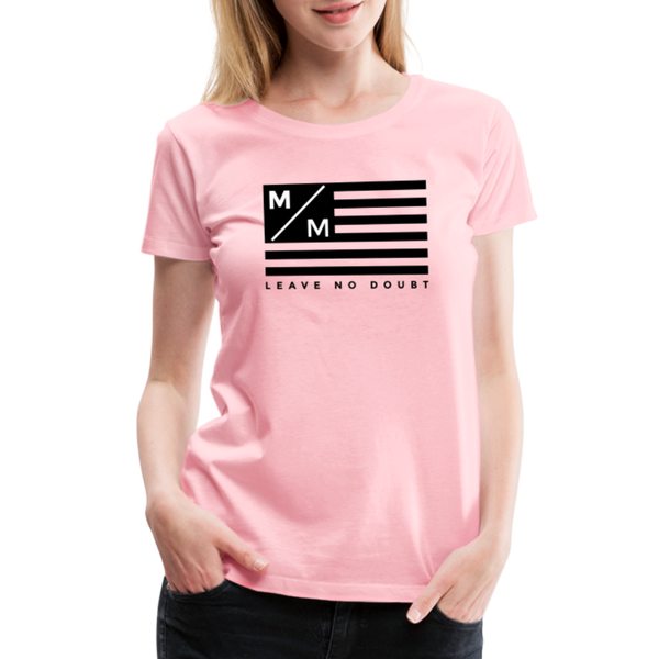 MM Flag LND- Women’s Premium T-Shirt FP - pink