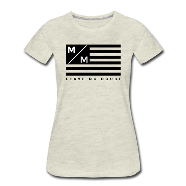 MM Flag LND- Women’s Premium T-Shirt FP - heather oatmeal