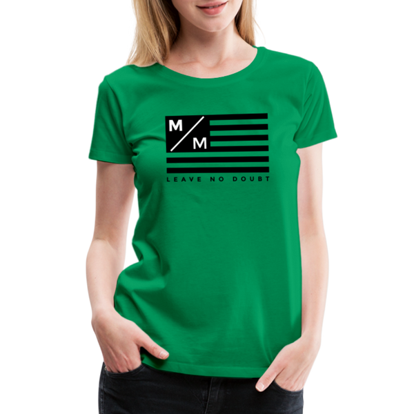MM Flag LND- Women’s Premium T-Shirt FP - kelly green