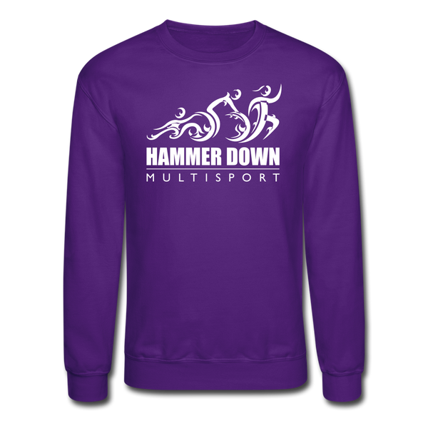 Hammer Down MS- Crewneck Sweatshirt - purple