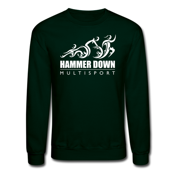 Hammer Down MS- Crewneck Sweatshirt - forest green