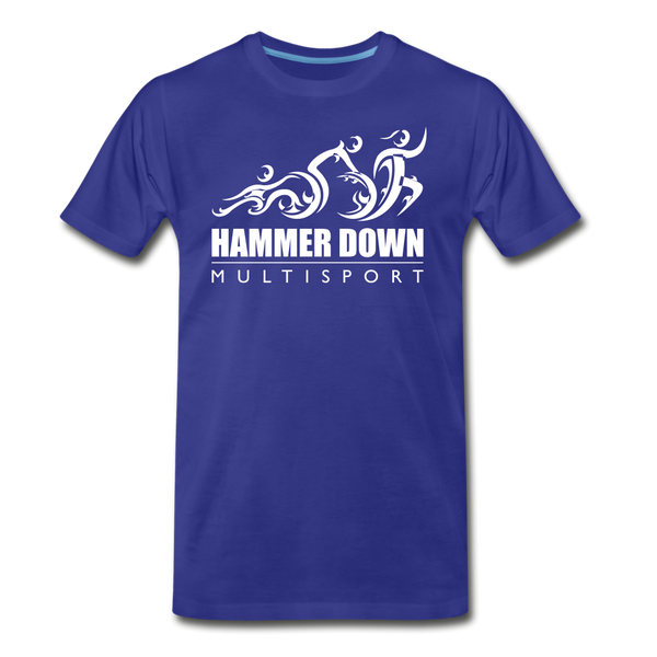 Hammer Down MS- Men's Premium T-Shirt - royal blue