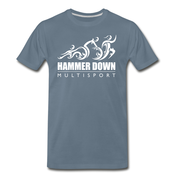 Hammer Down MS- Men's Premium T-Shirt - steel blue
