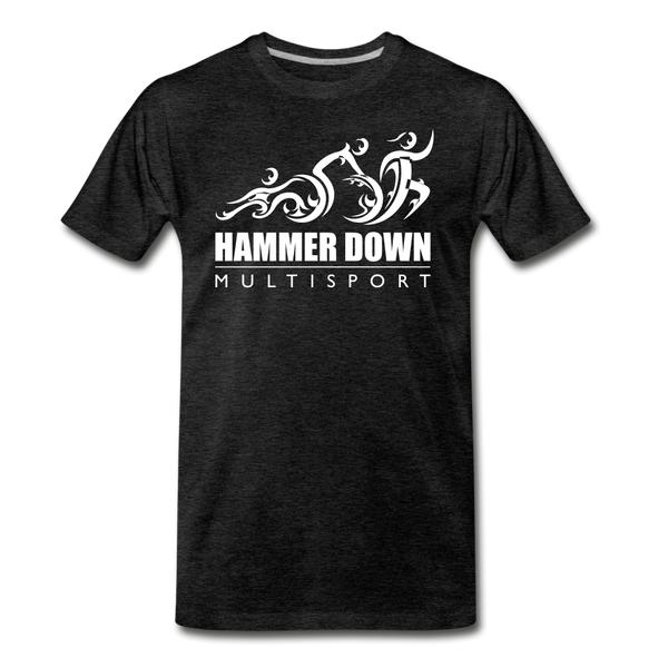 Hammer Down MS- Men's Premium T-Shirt - charcoal grey