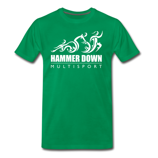 Hammer Down MS- Men's Premium T-Shirt - kelly green