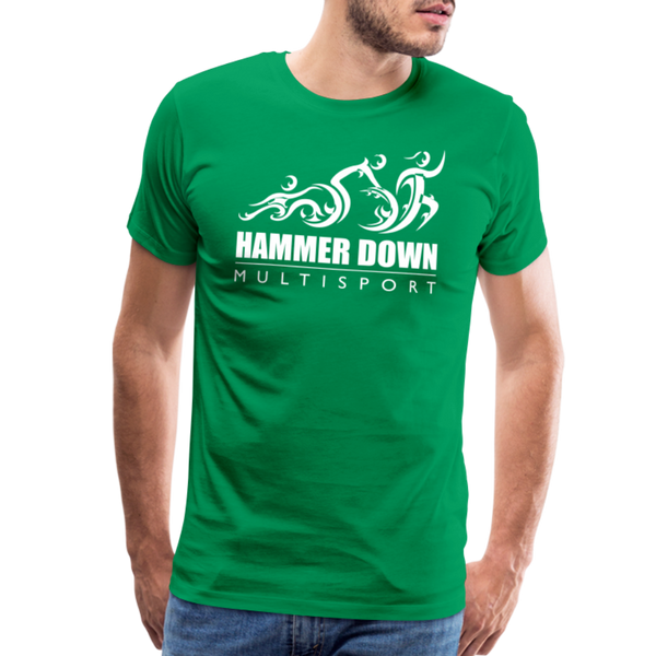 Hammer Down MS- Men's Premium T-Shirt - kelly green