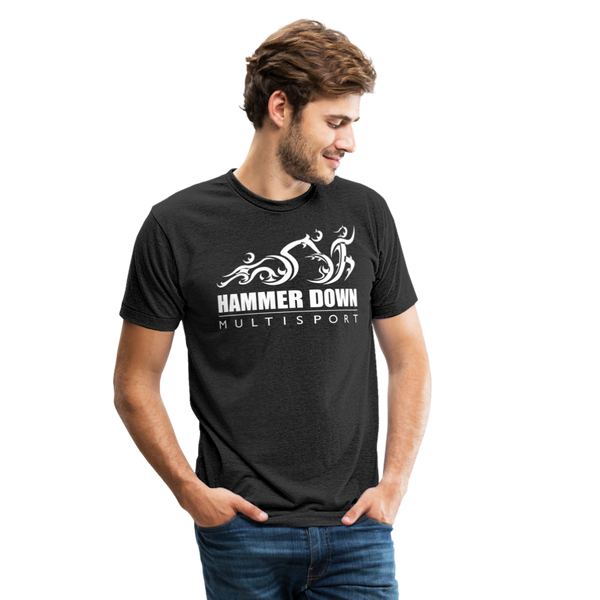 Hammer Down MS- Unisex Tri-Blend T-Shirt - heather black