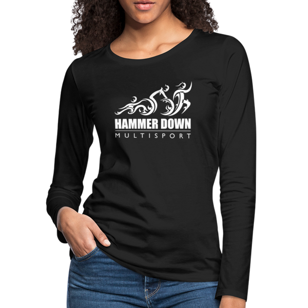 Hammer Down MS- Women's Premium Long Sleeve T-Shirt - black