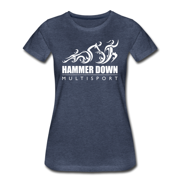 Hammer Down MS- Women’s Premium T-Shirt - heather blue