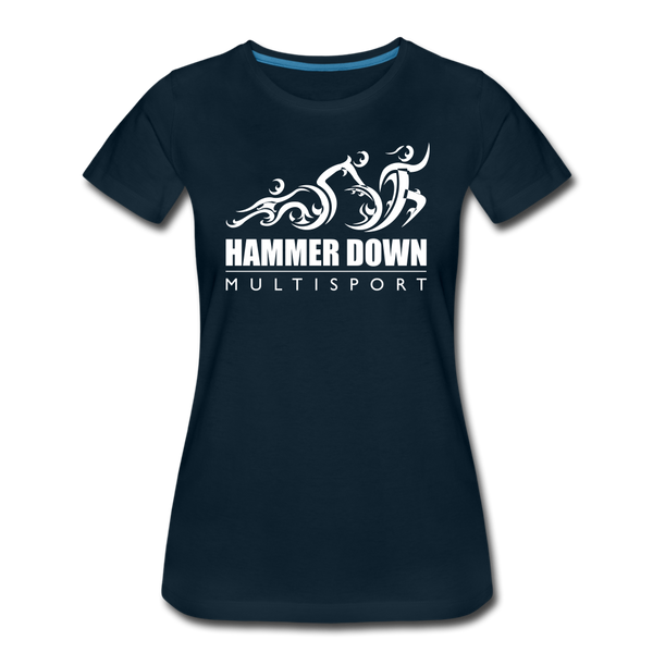 Hammer Down MS- Women’s Premium T-Shirt - deep navy