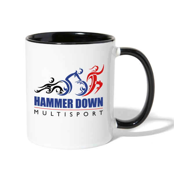 Hammer Down MS- Contrast Coffee Mug - white/black