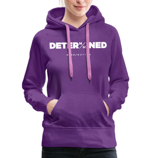 Determined STEW- Women’s Premium Hoodie - purple