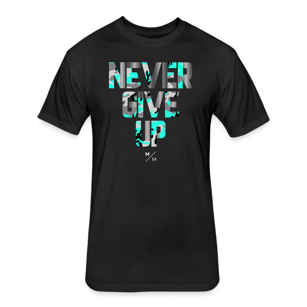 Never Give Up- Unisex T-Shirt - black