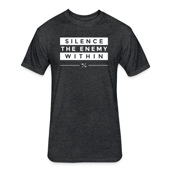 Silence The Enemy- Unisex T-Shirt - heather black