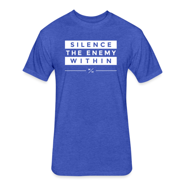 Silence The Enemy- Unisex T-Shirt - heather royal