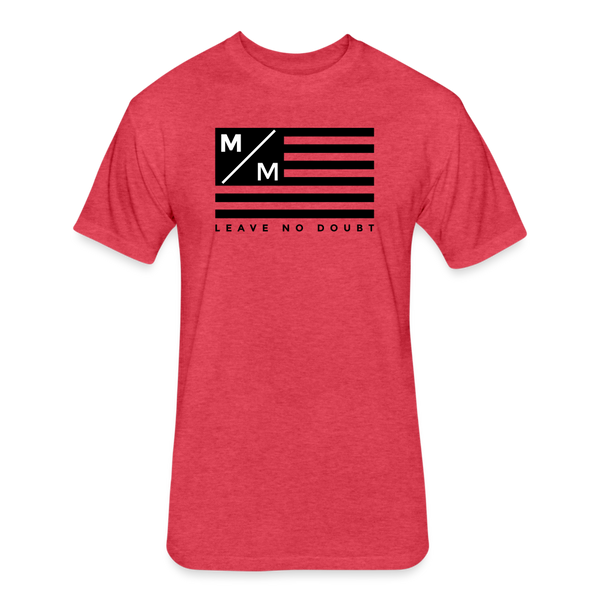 M/M Flag- Unisex T-Shirt - heather red