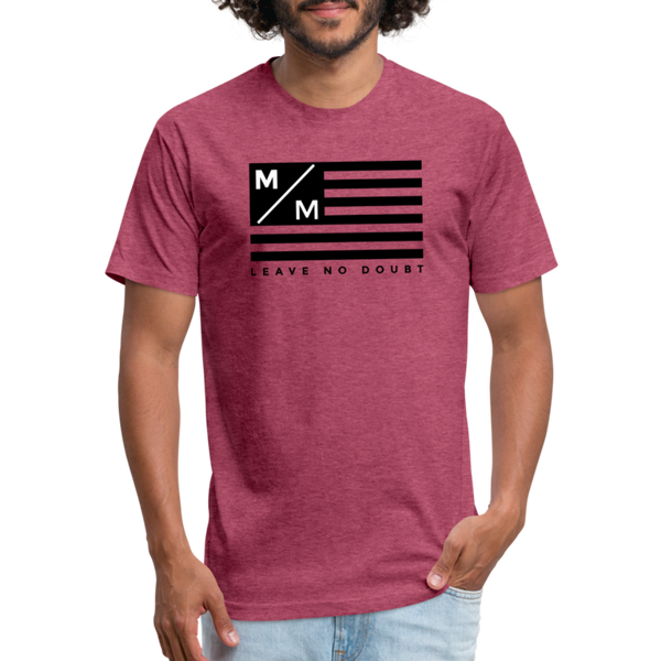 M/M Flag- Unisex T-Shirt - heather burgundy