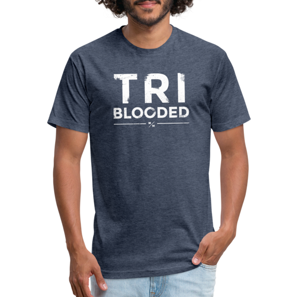 TRI Blooded- Unisex T-Shirt - heather navy